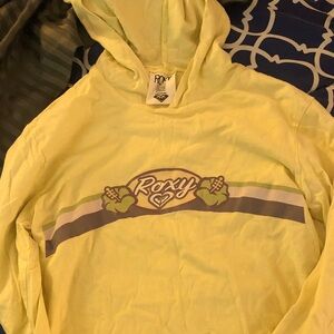 Roxy Light Yellow Hoodie with Graphic